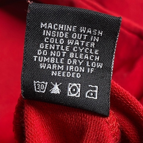 BCBGMAXAZRIA Y2K Red Rhinestone Logo 2 Piece Track Suit, Size Large - Picture 14 of 15